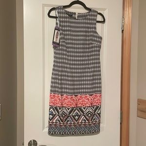 Knee length zipper on back